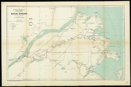 The German Portuguese border region at the mouth of Ruvuma River. Surveyed in February 1895 by Dr. Franz Stuhlmann