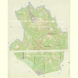 Stadt Platten - c2013-1-001 - Kaiserpflichtexemplar der Landkarten des stabilen Katasters
