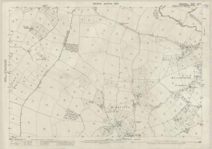 Shropshire LXXXIII.1 (includes: Ashford Carbonel; Greete; Little Hereford) - 25 Inch Map