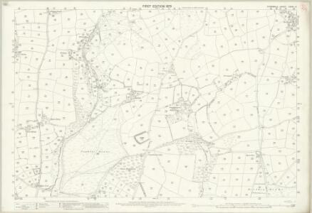 Cornwall LXXVI.8 (includes: Constantine; Wendron) - 25 Inch Map