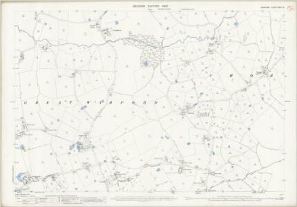 Cheshire XXVII.16 (includes: Chorley; Great Warford; Little Warford; Nether Alderley) - 25 Inch Map