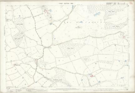 Staffordshire LXX.10 (includes: Alveley; Enville; Kinver; Romsley; Upper Arley) - 25 Inch Map