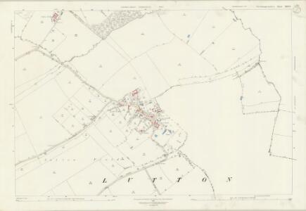 Northamptonshire XIX.8 (includes: Folksworth and Washingley; Lutton; Warmington) - 25 Inch Map