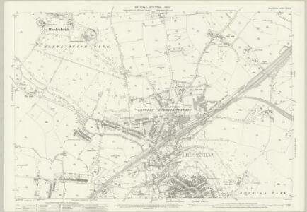 Wiltshire XX.14 (includes: Chippenham Within; Chippenham Without; Langley Burrell Without; Pewsham) - 25 Inch Map