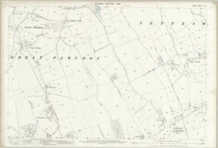 Essex (1st Ed/Rev 1862-96) XLI.13 (includes: Great Parndon; Netteswell) - 25 Inch Map