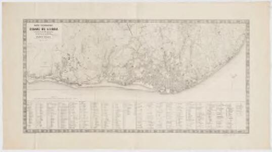 Carta topographica da cidade de Lisboa : reduzida da que foi levantada n secala de 1/1,000 em 1856 a 1858