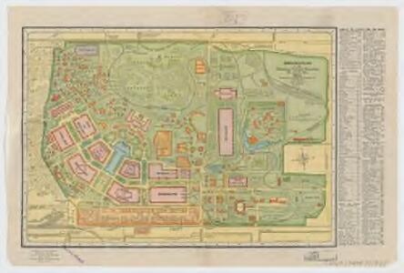 Ground plan of the Louisiana Purchase Exposition, St. Louis, MO, 1904