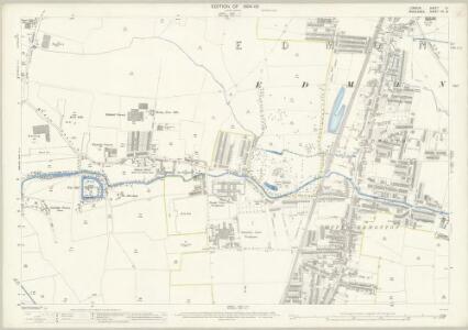 London (Edition of 1894-96) III (includes: Edmonton All Saints) - 25 Inch Map