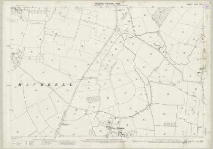 Somerset LXXIV.1 (includes: Babcary; Charlton Mackrell; West Camel) - 25 Inch Map