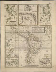 A new & exact map of the coast, countries and islands within ye limits of ye South Sea Company, from ye river Aranoca to Terra del Fuego, and from thence through ye South Sea, to ye north part of California &c. with a view of the general and coasting ...