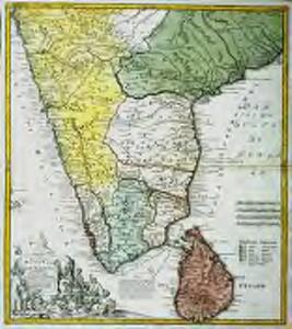 Peninsula Indiæ citra Gangem, hoc est, orae celeberrimae Malabar & Coromandel cum adjacente insula non minus celebratissima Ceylon