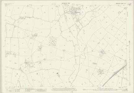Derbyshire LIV.1 (includes: Ash; Bearwardcote; Dalbury Lees; Etwall; Trusley) - 25 Inch Map