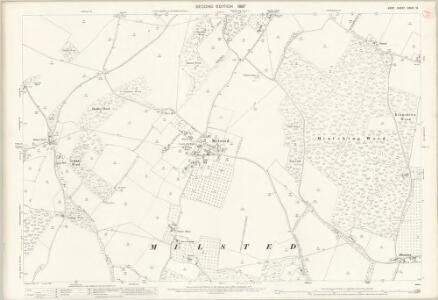 Kent XXXIII.13 (includes: Bredgar; Kingsdown; Milstead; Rodmersham; Sittingbourne and Milton) - 25 Inch Map