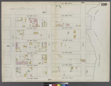 Plate 109: Map bounded by East 62nd Street, First Avenue, East 63rd Street, East River, East 57th Street, Second Avenue