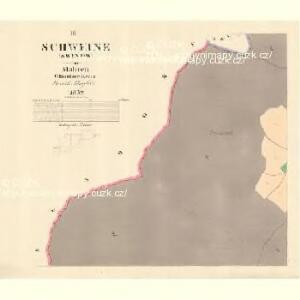 Schweine (Swinow) - m2984-1-003 - Kaiserpflichtexemplar der Landkarten des stabilen Katasters