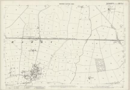 Nottinghamshire XXI.7 (includes: Doddington And Whisby; Harby; Thorney) - 25 Inch Map