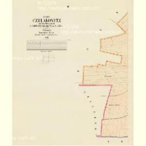 Czelakowitz - c0833-1-003 - Kaiserpflichtexemplar der Landkarten des stabilen Katasters