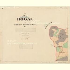 Rogau - c8457-1-001 - Kaiserpflichtexemplar der Landkarten des stabilen Katasters