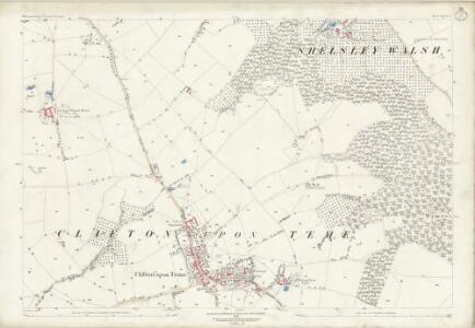 Worcestershire XXVII.2 (includes: Clifton upon Teme; Lower Sapey; Shelsley Walsh) - 25 Inch Map