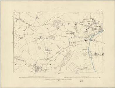 Bedfordshire X.NE - OS Six-Inch Map
