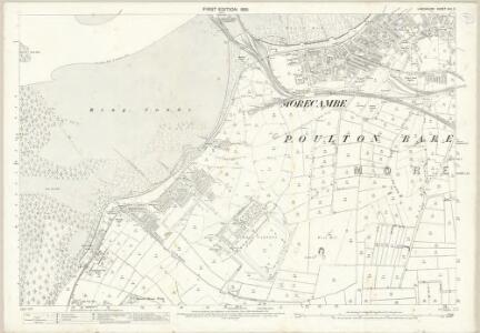Lancashire XXX.5 (includes: Morecambe And Heysham) - 25 Inch Map