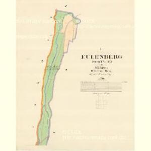 Eulenberg (Sowinec) - m2819-1-001 - Kaiserpflichtexemplar der Landkarten des stabilen Katasters