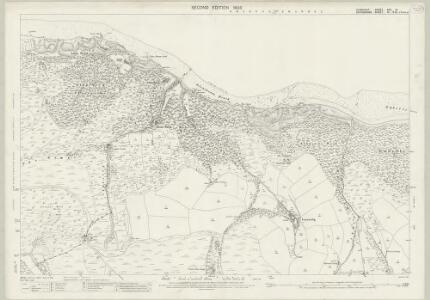 Somerset XXII.14 (includes: Brendon; Countisbury; Oare) - 25 Inch Map