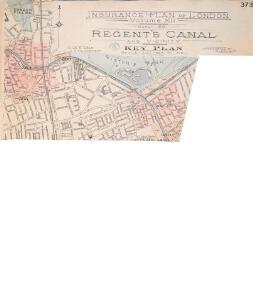 Insurance Plan of London Vol. xi Regent's Canal and Vicinity: Key Plan 1