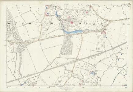 Gloucestershire XXV.13 (includes: Churcham; Hempsted; Highnam; Minsterworth) - 25 Inch Map