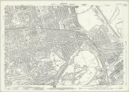 London (1915- Numbered sheets) V.4 (includes: Bethnal Green; Hackney; Poplar Borough) - 25 Inch Map