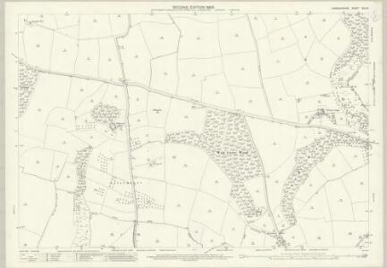 Warwickshire XLIII.3 (includes: Billesley; Binton; Exhall; Haselor; Temple Grafton) - 25 Inch Map
