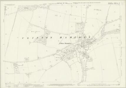 Berkshire X.12 (includes: Clifton Hampden; Culham; Long Wittenham; Nuneham Courtenay) - 25 Inch Map