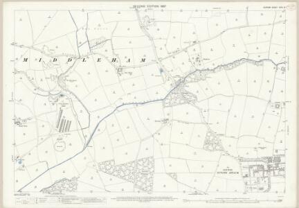 Durham XXXV.16 (includes: Bishop Middleham; Fishburn; Sedgefield) - 25 Inch Map