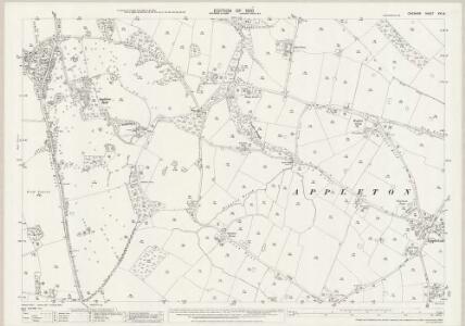 Cheshire XVI.16 (includes: Appleton; Grappenhall; Stretton) - 25 Inch Map
