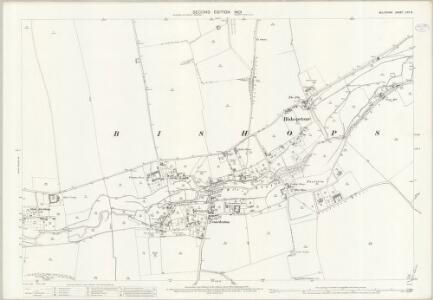 Wiltshire LXX.8 (includes: Bishopstone; Broad Chalke) - 25 Inch Map