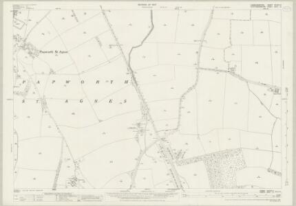 Cambridgeshire XXXVIII.3 (includes: Elsworth; Graveley; Hilton; Papworth Everard; Papworth St Agnes) - 25 Inch Map