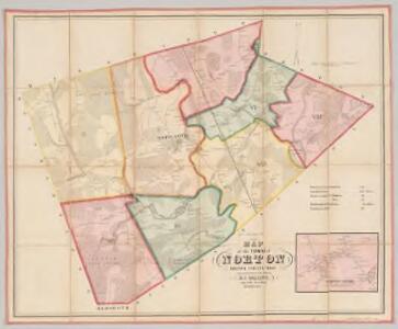 Map of the town of Norton, Bristol County, Mass. : surveyed by order of the town