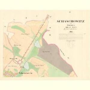 Schaschowitz - m3008-1-002 - Kaiserpflichtexemplar der Landkarten des stabilen Katasters