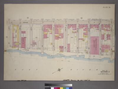 Plate 26, Part of Section 5: [Bounded by E. 67th Street, Avenue A, E. 76th Street and Exterior Street.]