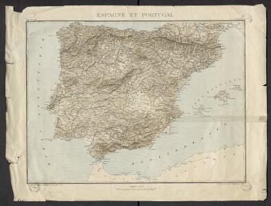 Géographie. croquis n8, Espagne et Portugal