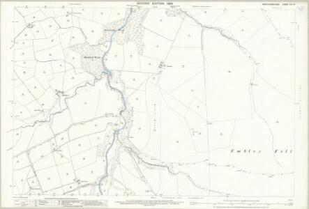 Northumberland (Old Series) CIII.14 (includes: Hexhamshire High Quarter; Shotley High Quarter; Slaley) - 25 Inch Map