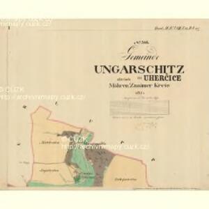 Ungarschitz - m3195-1-001 - Kaiserpflichtexemplar der Landkarten des stabilen Katasters