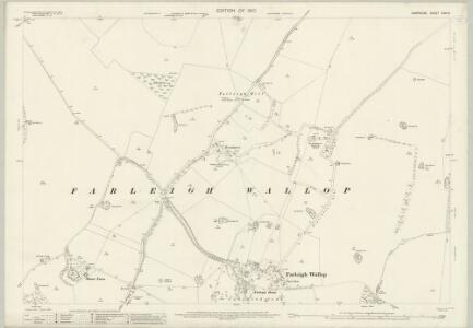Hampshire and Isle of Wight XXVI.3 (includes: Ellisfield; Farleigh Wallop) - 25 Inch Map