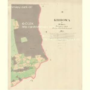 Krhowa - m1360-1-003 - Kaiserpflichtexemplar der Landkarten des stabilen Katasters