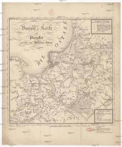 Burgen-Karte von Preussen zur Zeit Deutschen Ordens