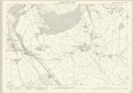 Montgomeryshire XXXV.11 (includes: Llanwnnog) - 25 Inch Map