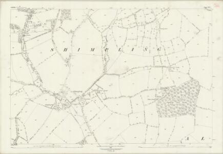 Suffolk LXIII.7 (includes: Alpheton; Shimpling) - 25 Inch Map