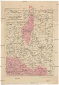 Karte der Iglauer Sprachinsel und der südwestmährischen Sprachgrenze auf Grund der Volkszählung v. 31. Dec. 1880