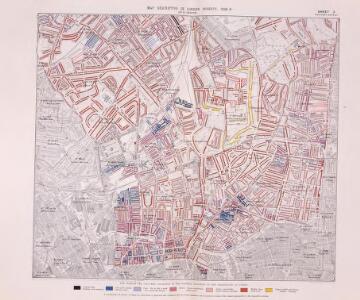 Poverty map of London, 1891