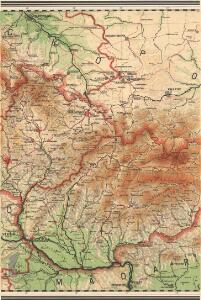 Nástěnná mapa Československé republiky